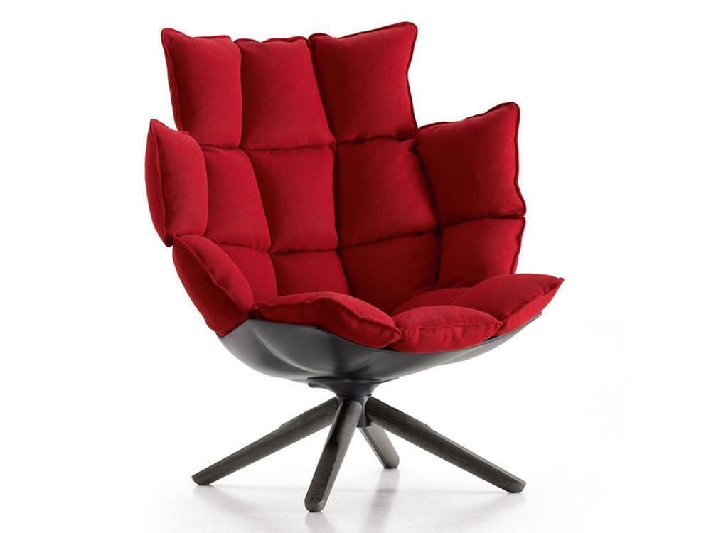 Set Of Husk Swivel Lounge Chair And Ottoman By Patricia Urquiola For B&B Italia, 2013 photo furniture