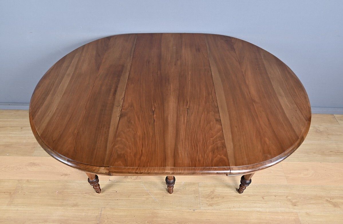 2020.0 Extendable Walnut Table, Louis Philippe Style – Late 19th Century photo