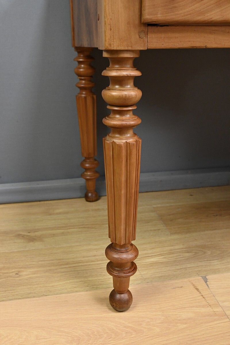 Cherrywood Writing Desk, Louis Philippe Style – Late 19th Century photo vintage