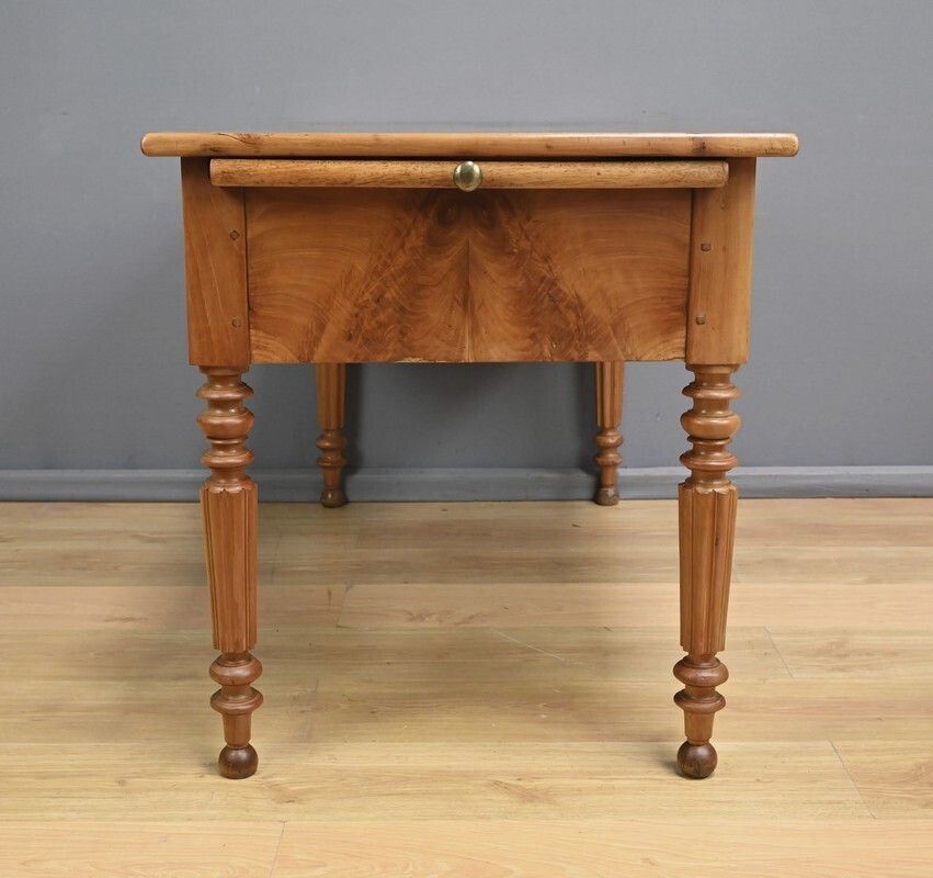 photo for sale Cherrywood Writing Desk, Louis Philippe Style – Late 19th Century