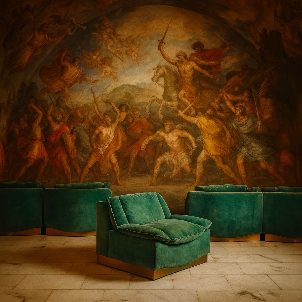 Set Of 5 Stropiccio Armchairs By Luciano Frigerio For Frigerio Di Desio 1975 photo furniture