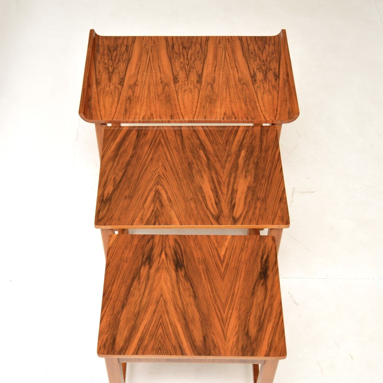 Art Deco Figured Walnut Nest Of Tables photo 644.0