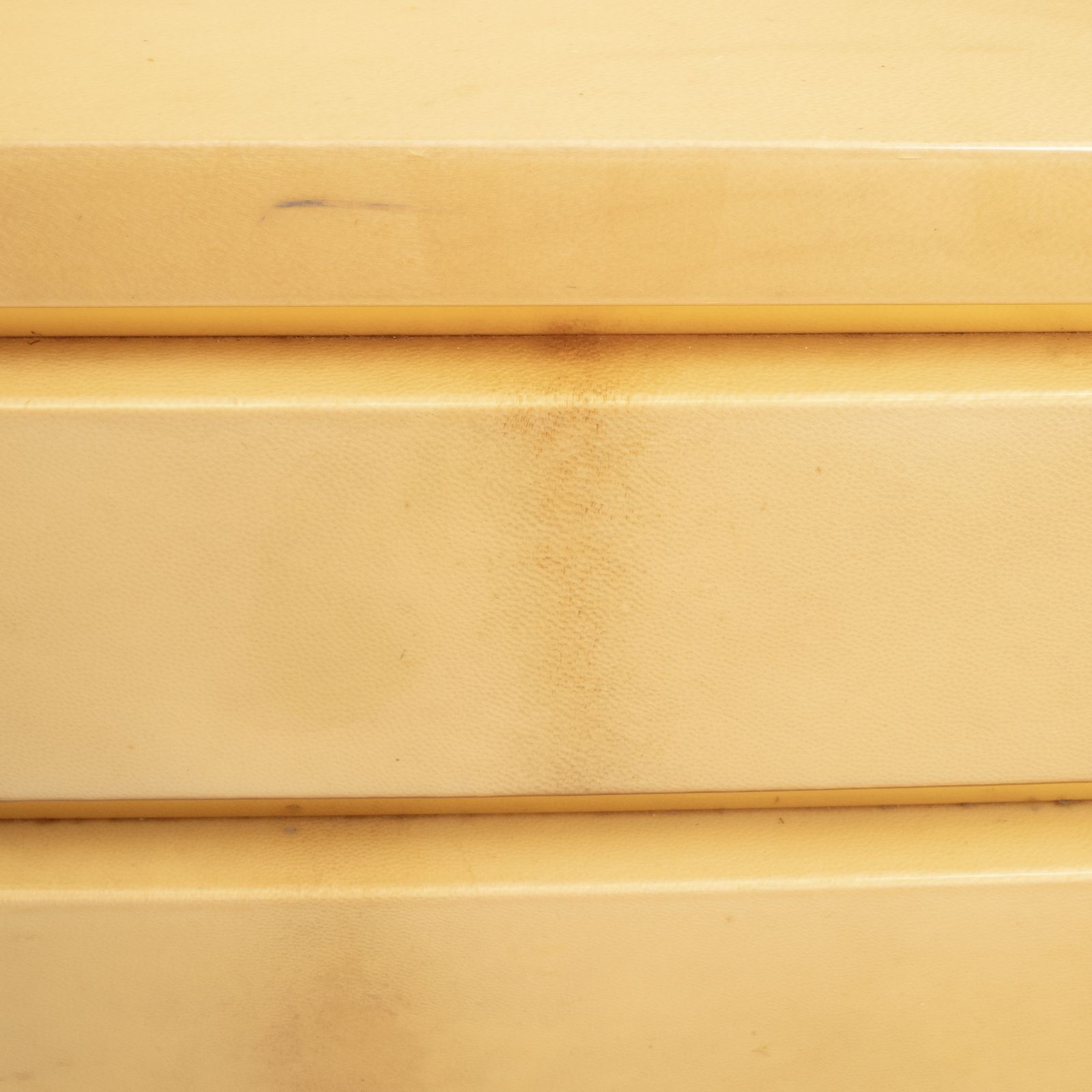 Pair Of Parchment Bedside Tables By Aldo Tura For Tura Milano photo vintage