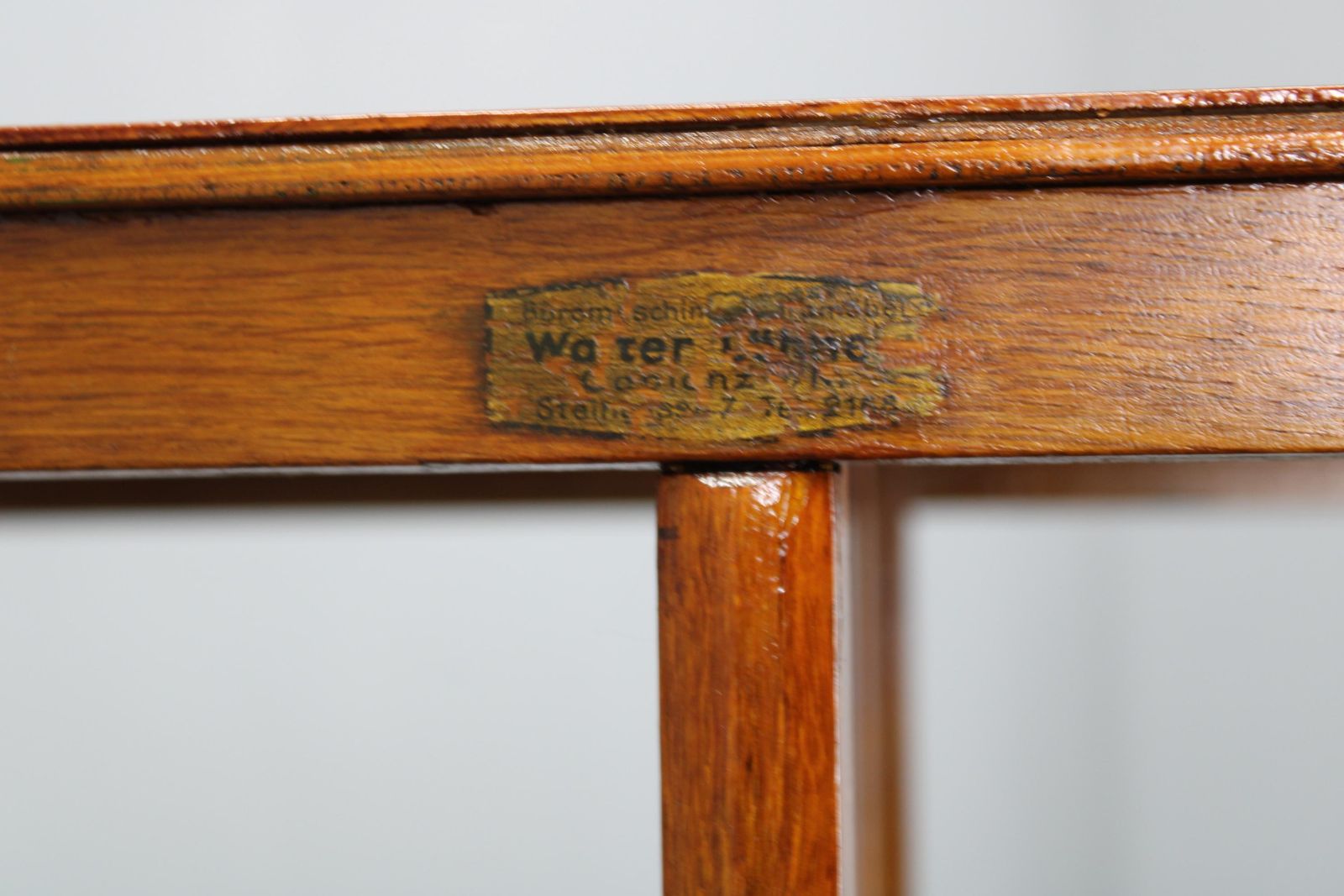 photo furniture Restored Art Deco Oak Storage Shelf Cabinet, Germany 1930s — Bauhaus Shelving