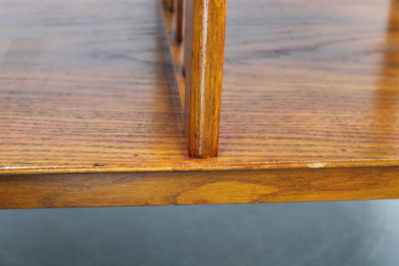 Furniture Restored Art Deco Oak Storage Shelf Cabinet, Germany 1930s — Bauhaus Shelving photo