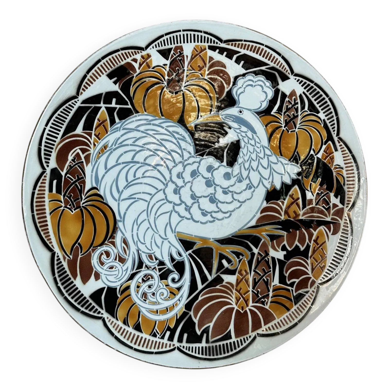 Grand Plat Luneville, 1800s, Antique