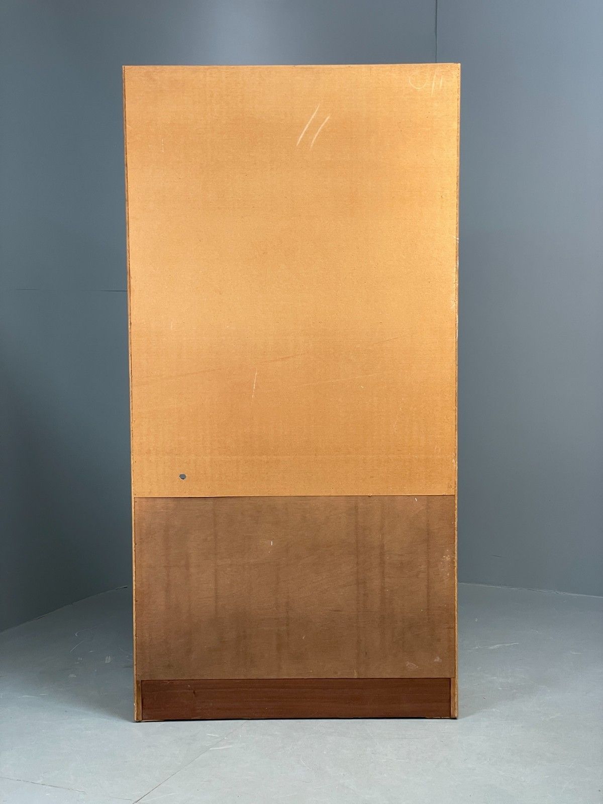 photo buy Vintage Teak Wall Unit Retro 1960s Shelving Sliding Doors Eb10669 Mwoo