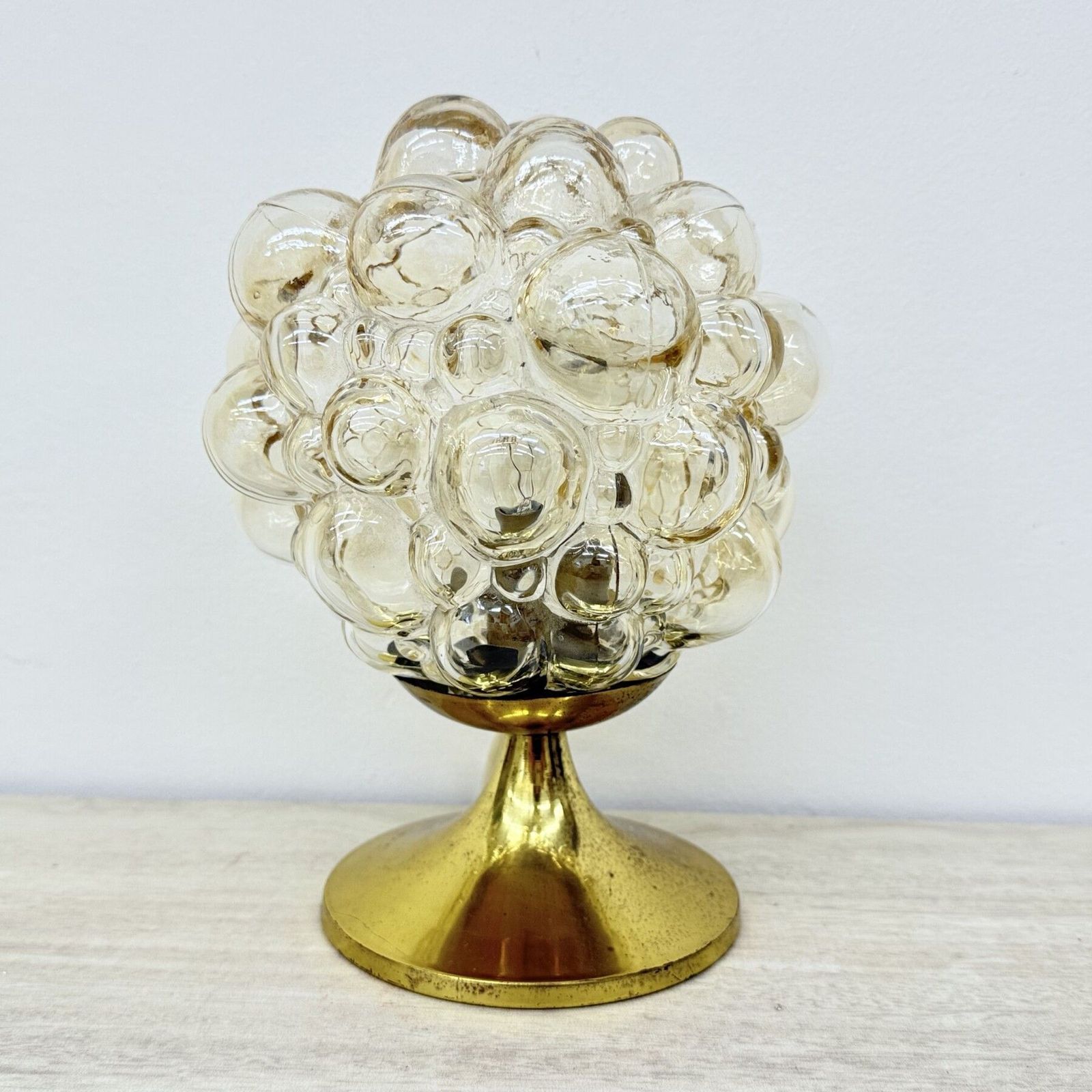 Verlichting Helena Tynell Glass Bubble Tafellamp, Jaren 1970 photo