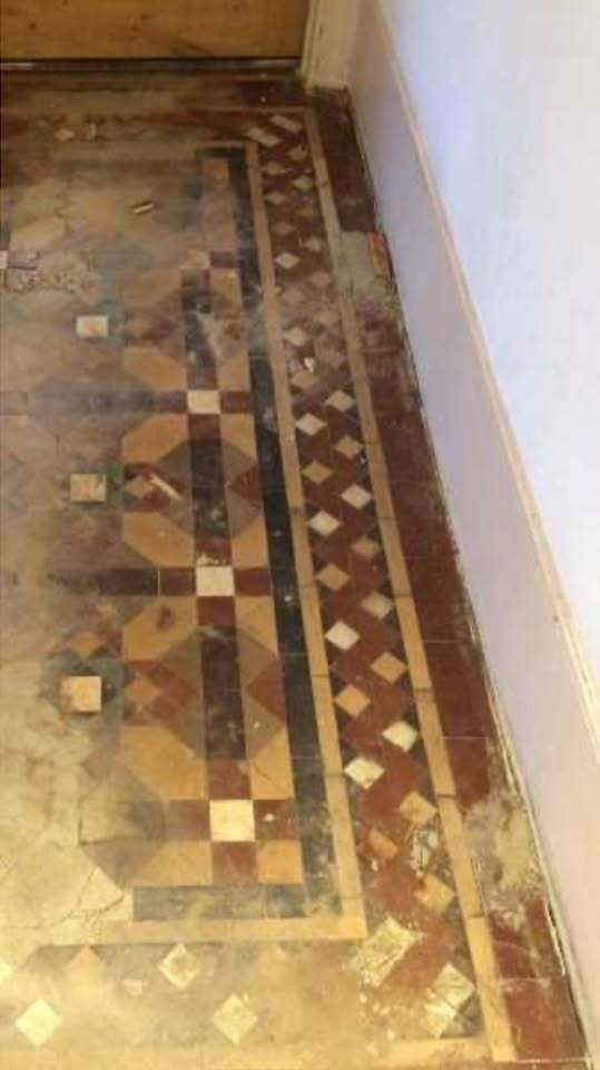 photo furniture A Beautiful Victorian Floor Tiles Flooring Reclaimed Salvaged Apprx 5 M2