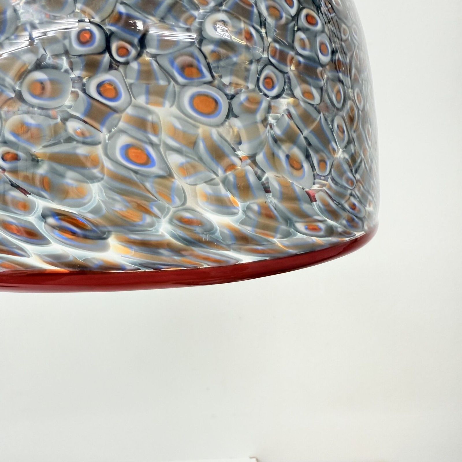Hanging Lamp Model ‘Neverinno’ In Murano Glass By Gae Aulenti For Vetreria Vistosi , 1970s Italy photo vinterior