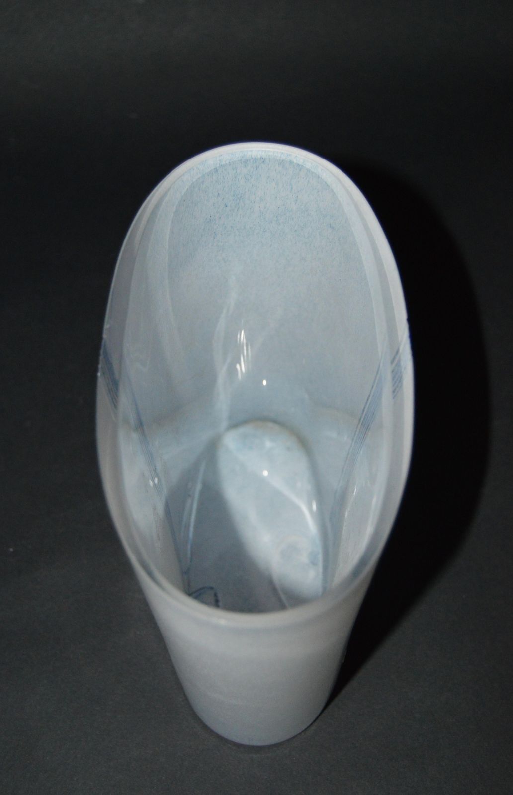 photo for sale Swedish Art Glass Rainbow Vase By Bertil Vallien For Kosta Boda, 1970s