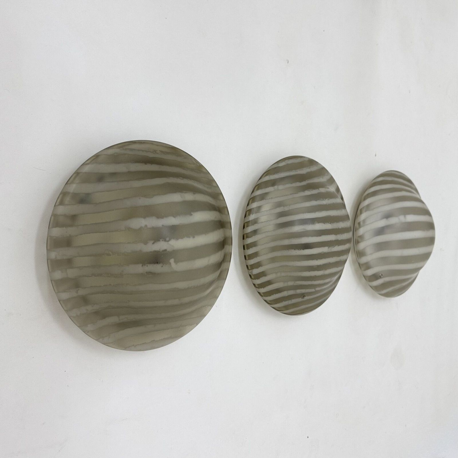 Set Van 3 Peil & Putzler Opbouw Wandlampen 'Zebra', Jaren 1970, Duitsland photo for sale