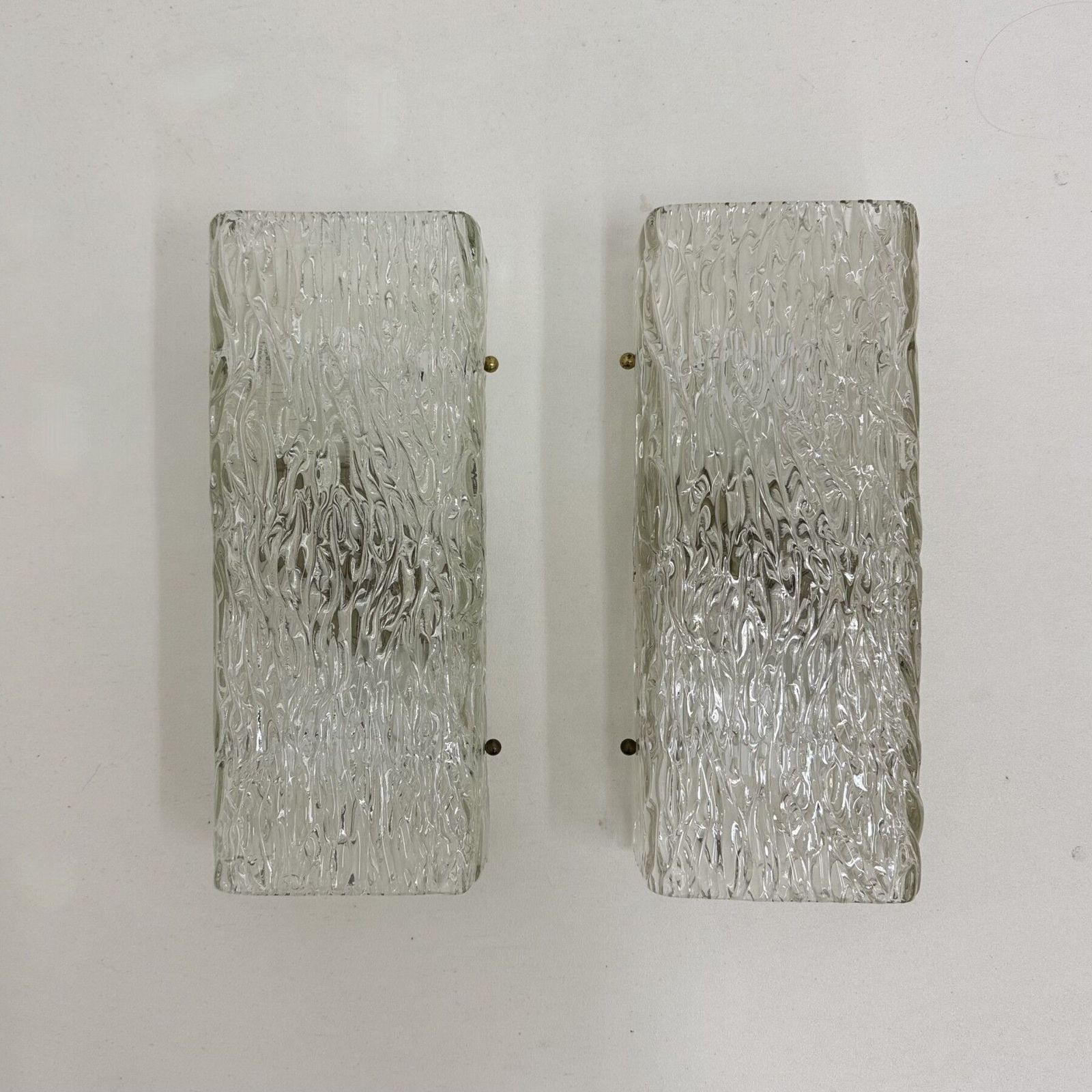 photo vinterior Pair Of Austrian Large Midcentury Murano “Florian” Wall Sconce By Kalmar Franken, 1970s