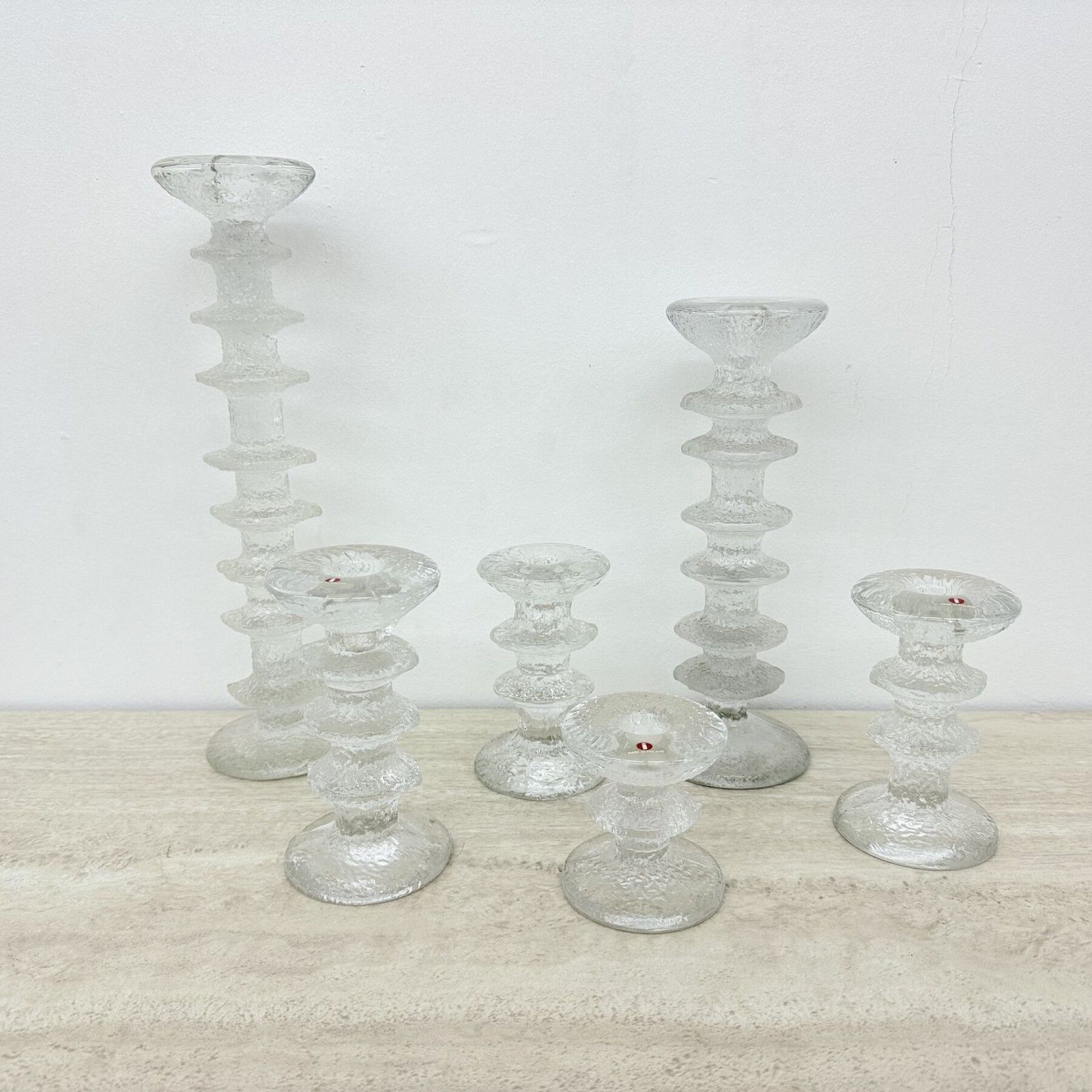 711.0 Set Of 6 Candle Holders By Timo Sarpaneva For Iittala , 1970s photo