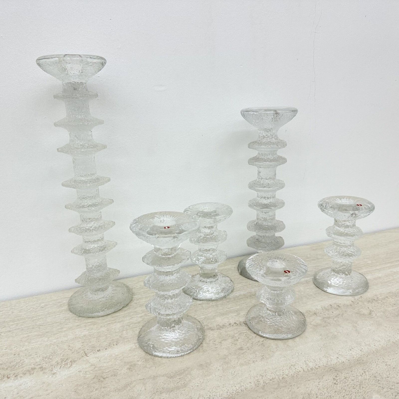 photo buy Set Of 6 Candle Holders By Timo Sarpaneva For Iittala , 1970s