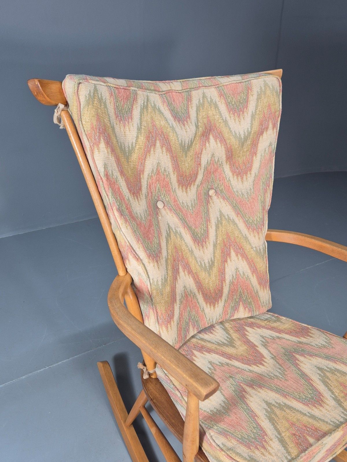 Mid Century Rocking Chair Scandinavian Design 1960s Retro Eb10924 Mnor photo Furniture