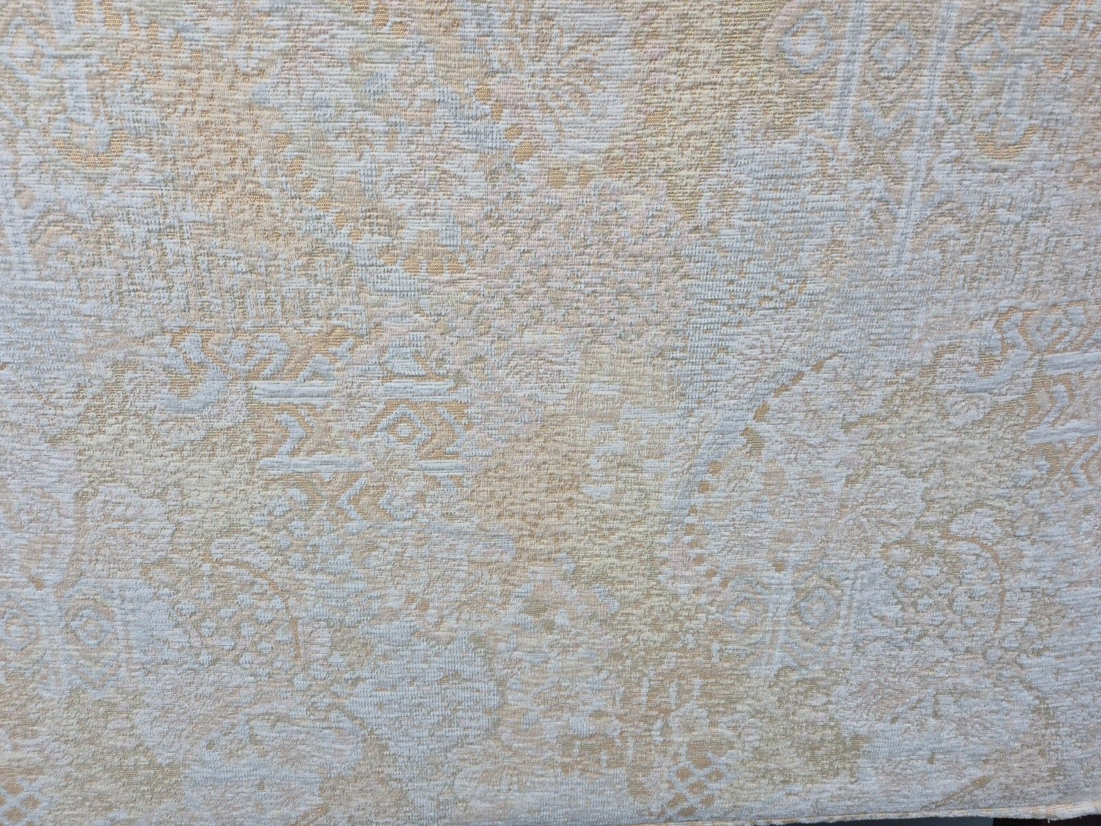photo vinterior 2 1970s Retro Lounge Chairs Danish Floral Cream Upholstery Eb10764 Vclo