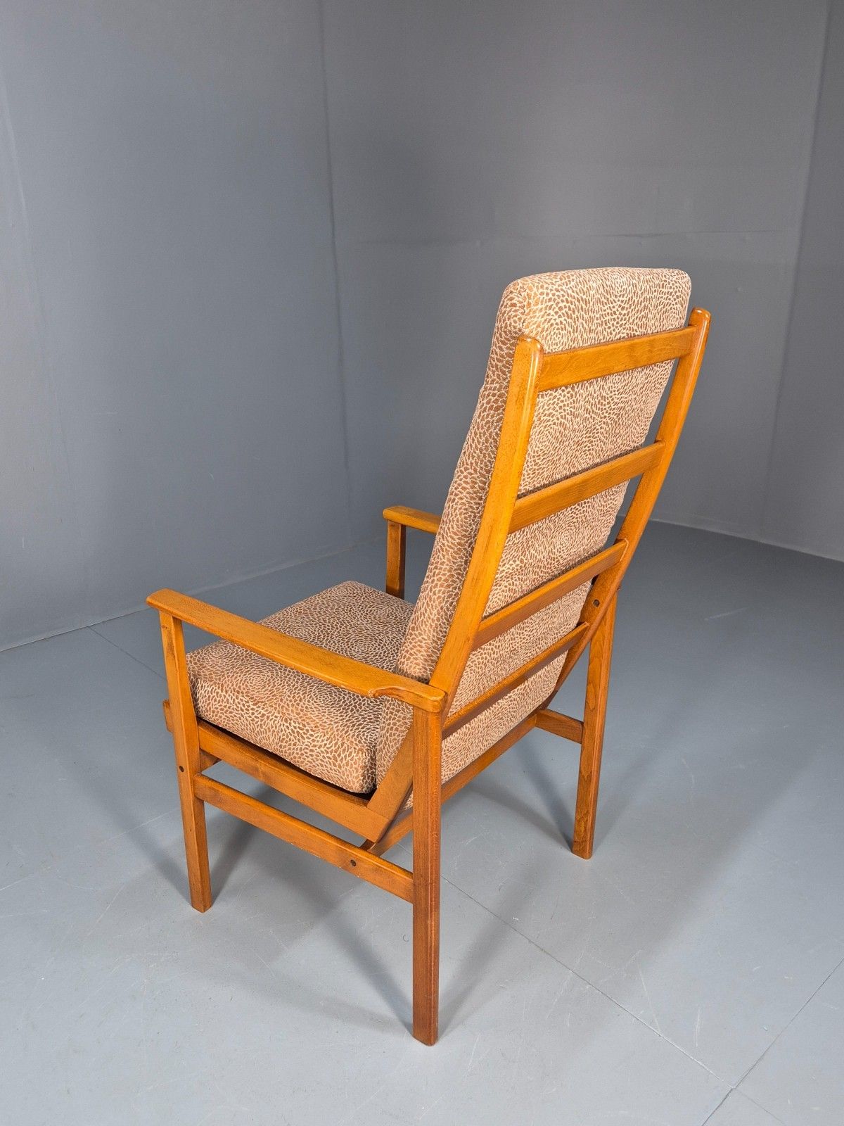 photo vinterior Mid Century Lounge Chair Swedish Beech Frame New Upholstery Retro  Eb9882 Mnor