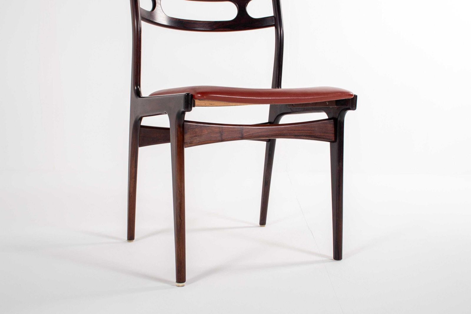 Set Of 4 Johannes Andersen Dining Chairs, Model 138, Rosewood, Denmark, 1960s photo vinterior