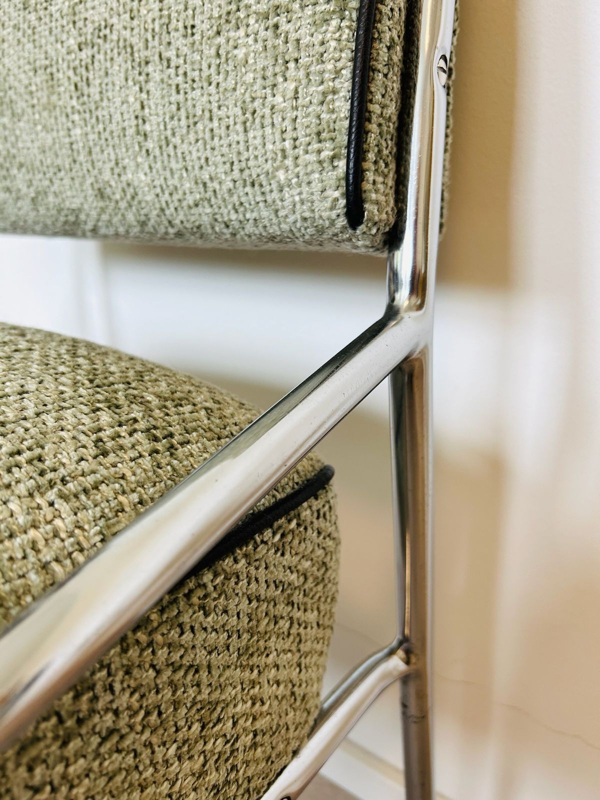 Bauhaus Chrome Plated Dining Chairs, Set Of 2, Hungary, Peresztegi József , 1960s photo vinterior
