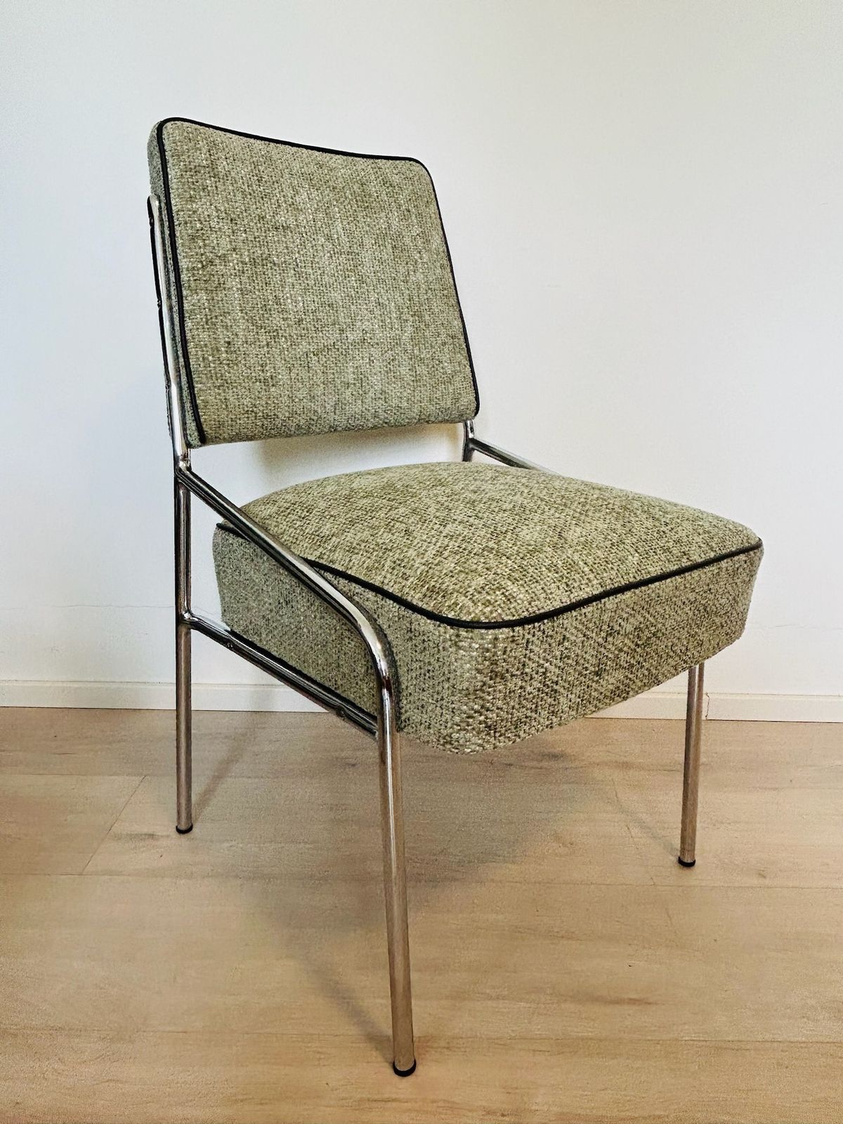 photo vinterior Bauhaus Chrome Plated Dining Chairs, Set Of 2, Hungary, Peresztegi József , 1960s