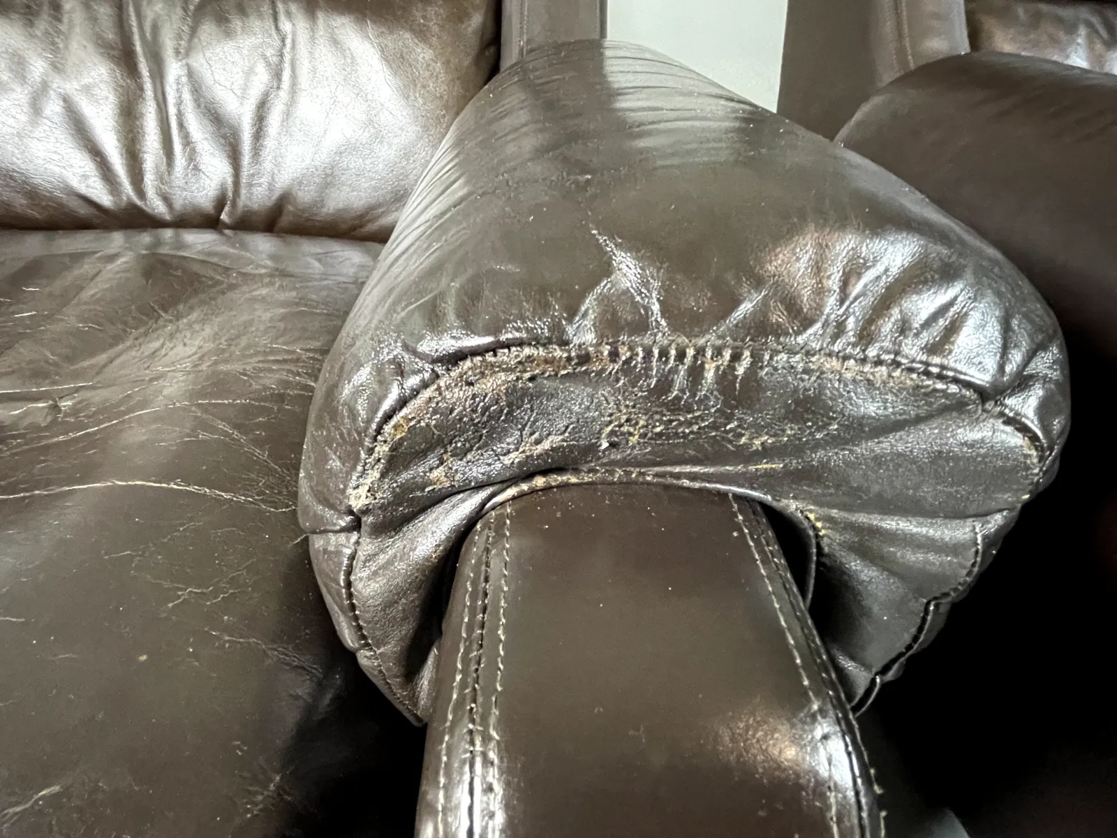 photo furniture 2 Danish Style Lounge Chairs Wingback Leather Vintage 1970s Retro Eb5688 Mnor