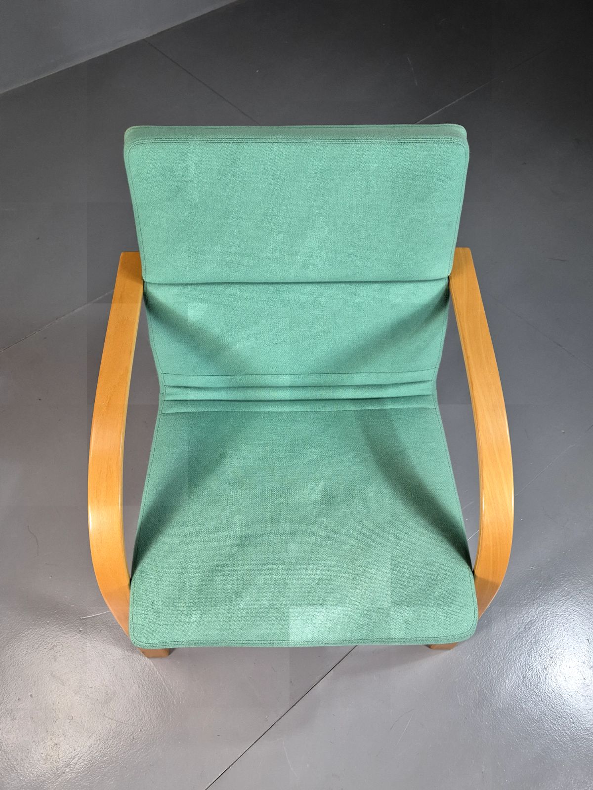 Vintage Danish Lounge Chair Mint Wool Bentwood 1980s Retro Eb7352 Mben photo furniture