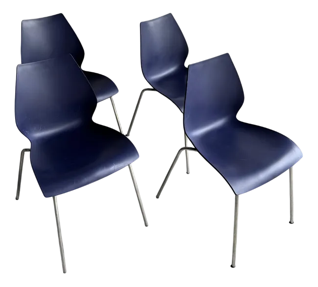 Maui Chairs By Vico Magistretti, Set Of 4