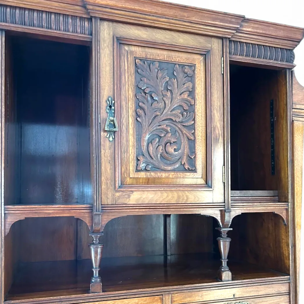 Wonderful Edwardian Oak Compactum Or Wardrobe C.1910 photo vinterior