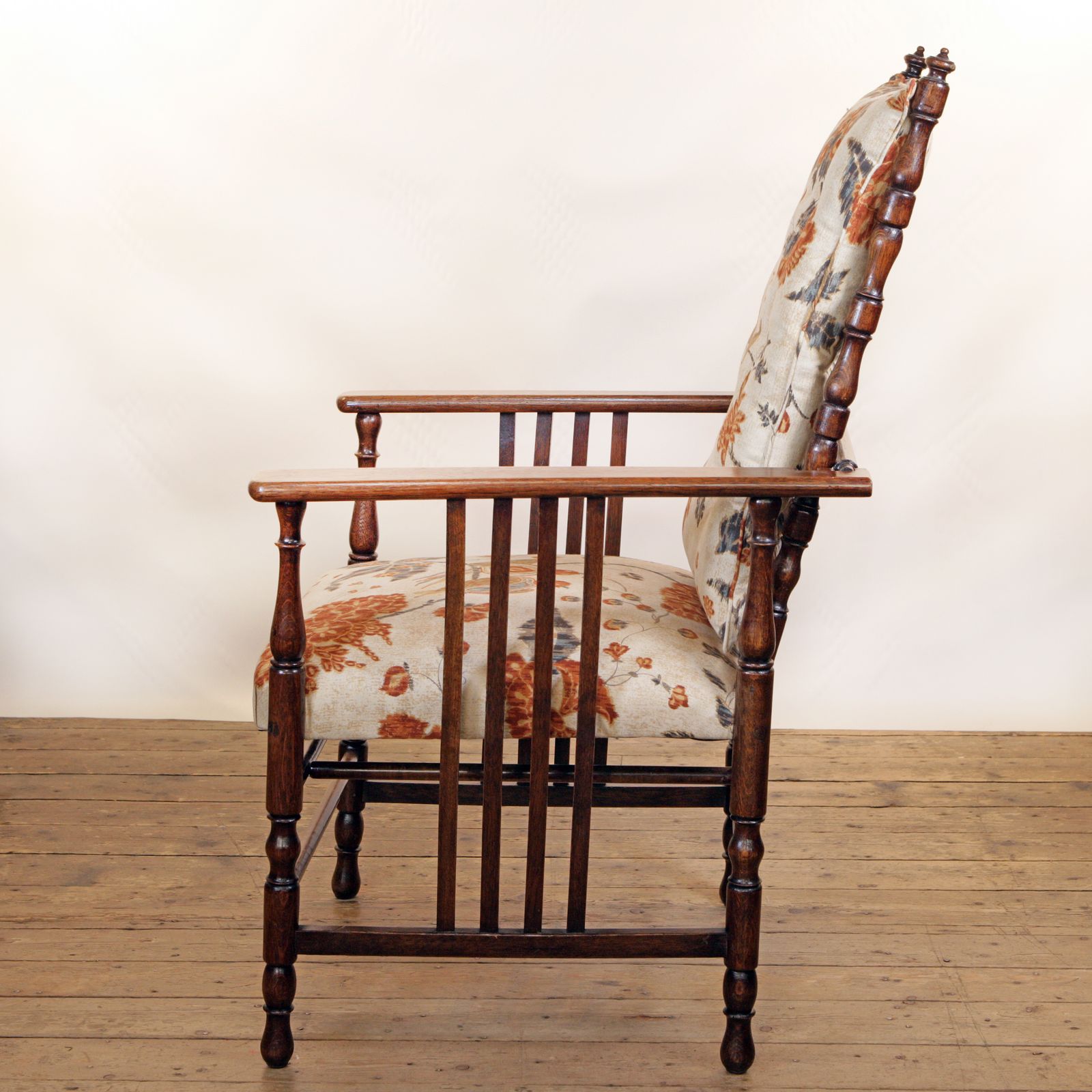 An Arts & Crafts Oak Reclining Armchair Retailed By Shapland And Petter And Wylie & Lochhead photo furniture