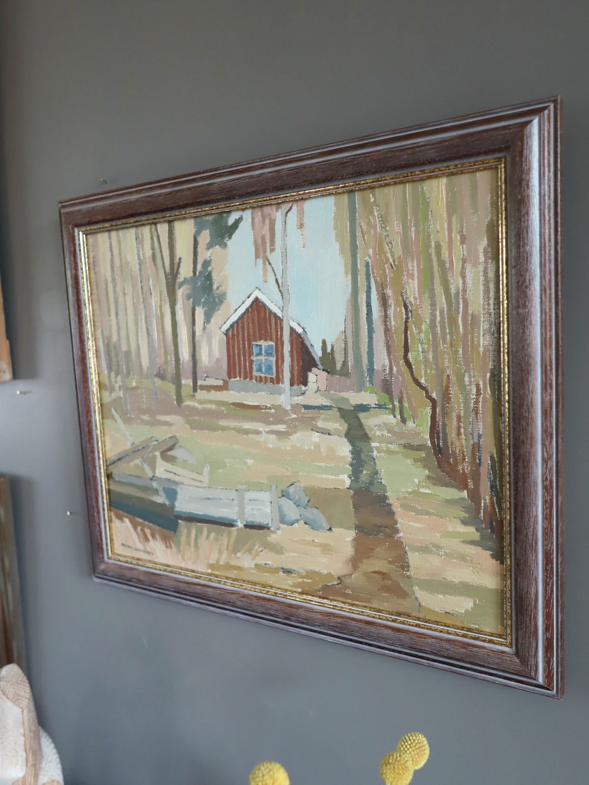 Cottage Beyond The Trees Oil Painting photo 468.0