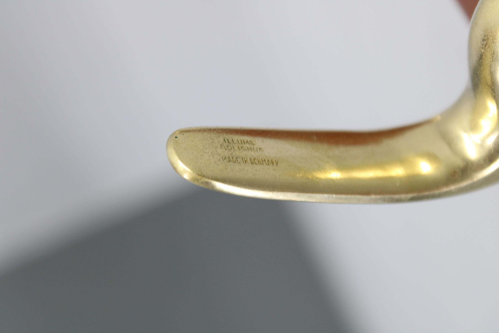 Brass And Teak Coat Hanger By Carl Auböck For Illums Bolighus, Denmark, 1950s — photo buy
