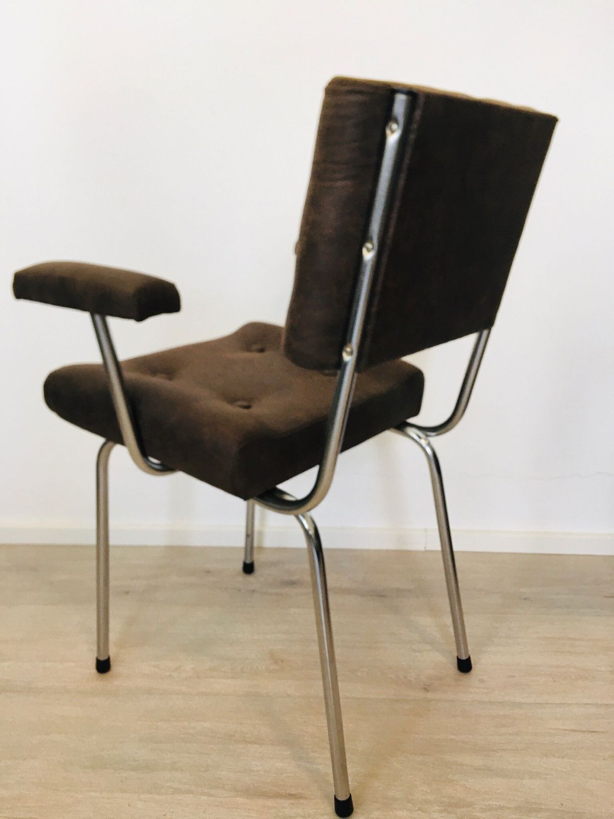 Brown Czech Tubular Chair From Belet, 1970s photo vinterior