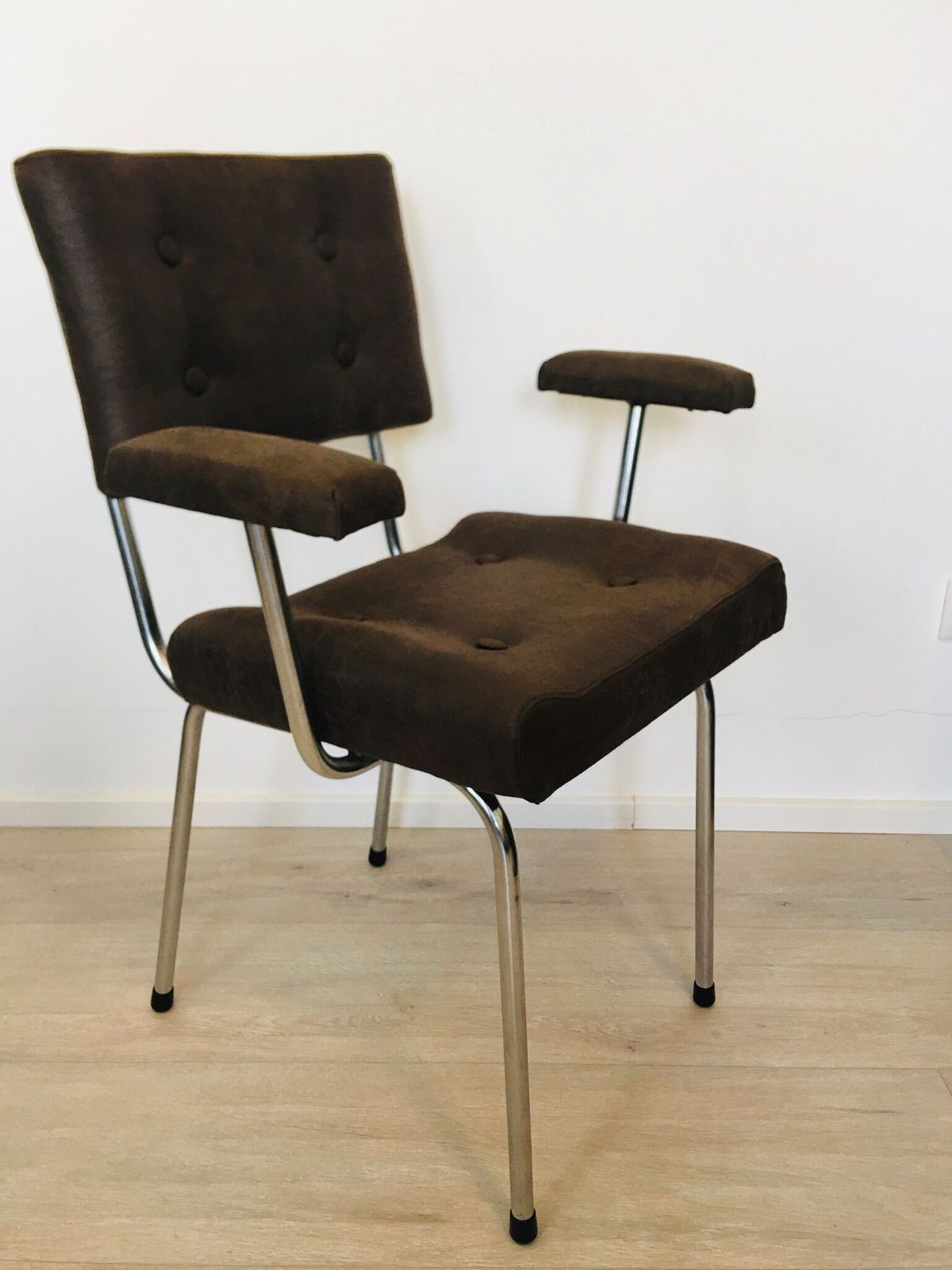 photo furniture Brown Czech Tubular Chair From Belet, 1970s