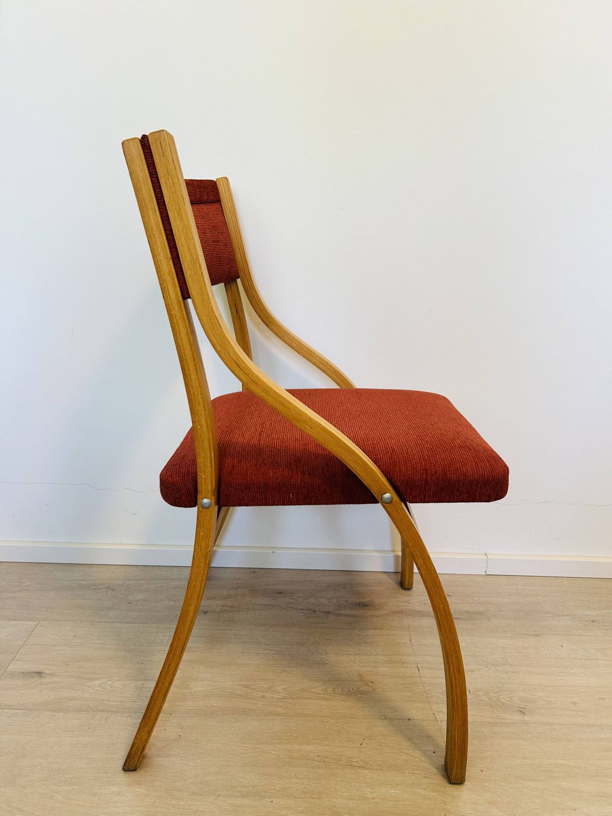 Vintage Dining Chairs By Ludvík Volák For Dřevopodnik Holešov, 1960’s, Set Of 4 photo Furniture