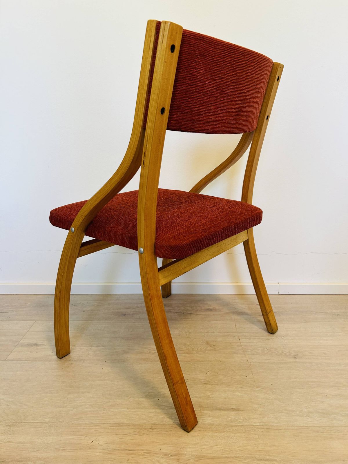 Vintage Dining Chairs By Ludvík Volák For Dřevopodnik Holešov, 1960’s, Set Of 4 photo buy