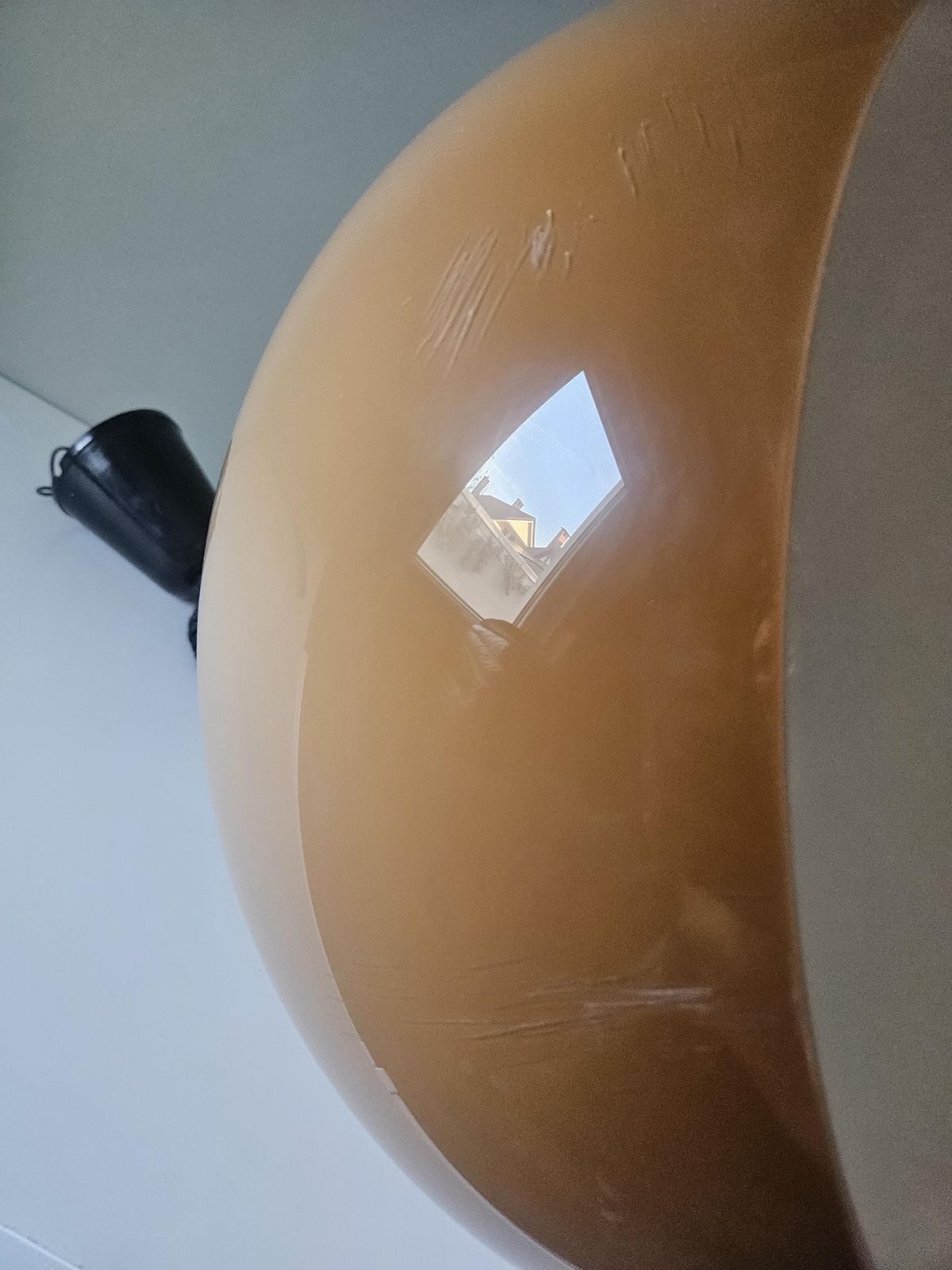 photo furniture Rare Xl Ombre Caramel Meblo Guzzini Pendant Light Luigi Massoni Jolly Lamp