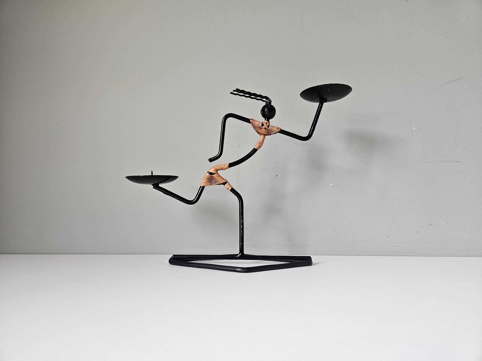 Laurids Lønborg Denmark Candle Holder: Mid Century Modern Abstract Figure photo Home Decor