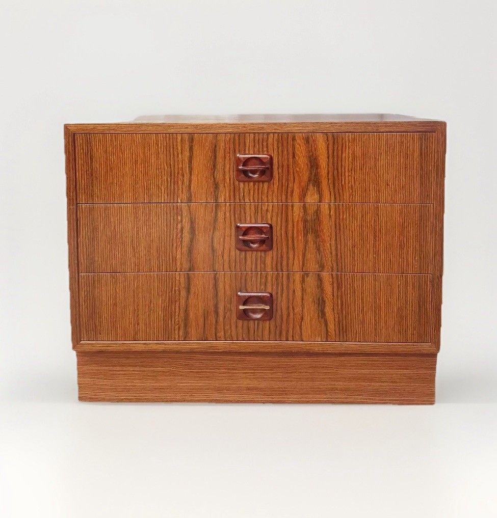 Mid Century Danish Rosewood Compact Chest Of Drawers Bedside photo furniture