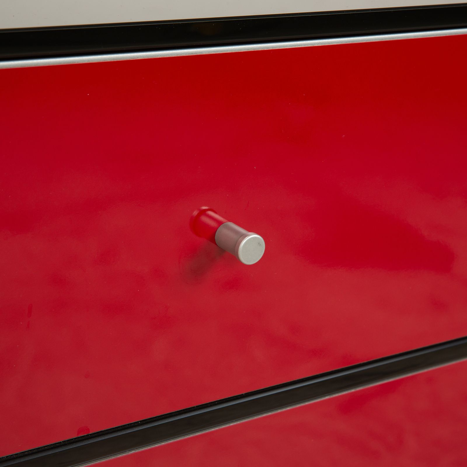 Spectral Cl 1552 Glass Sideboard Red Hifi photo vintage