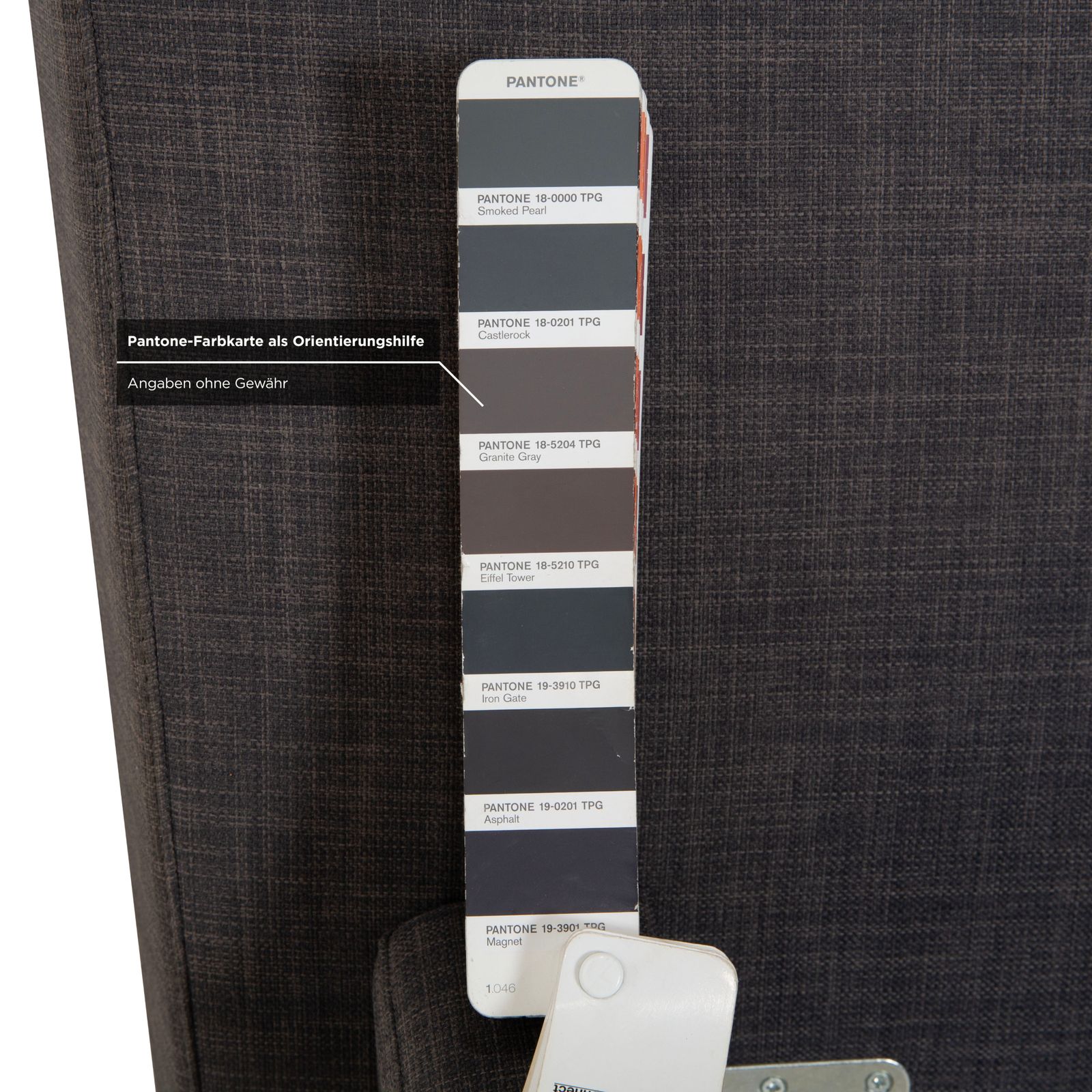 Hülsta Fabric Bed Grey Brown 180x200 photo buy