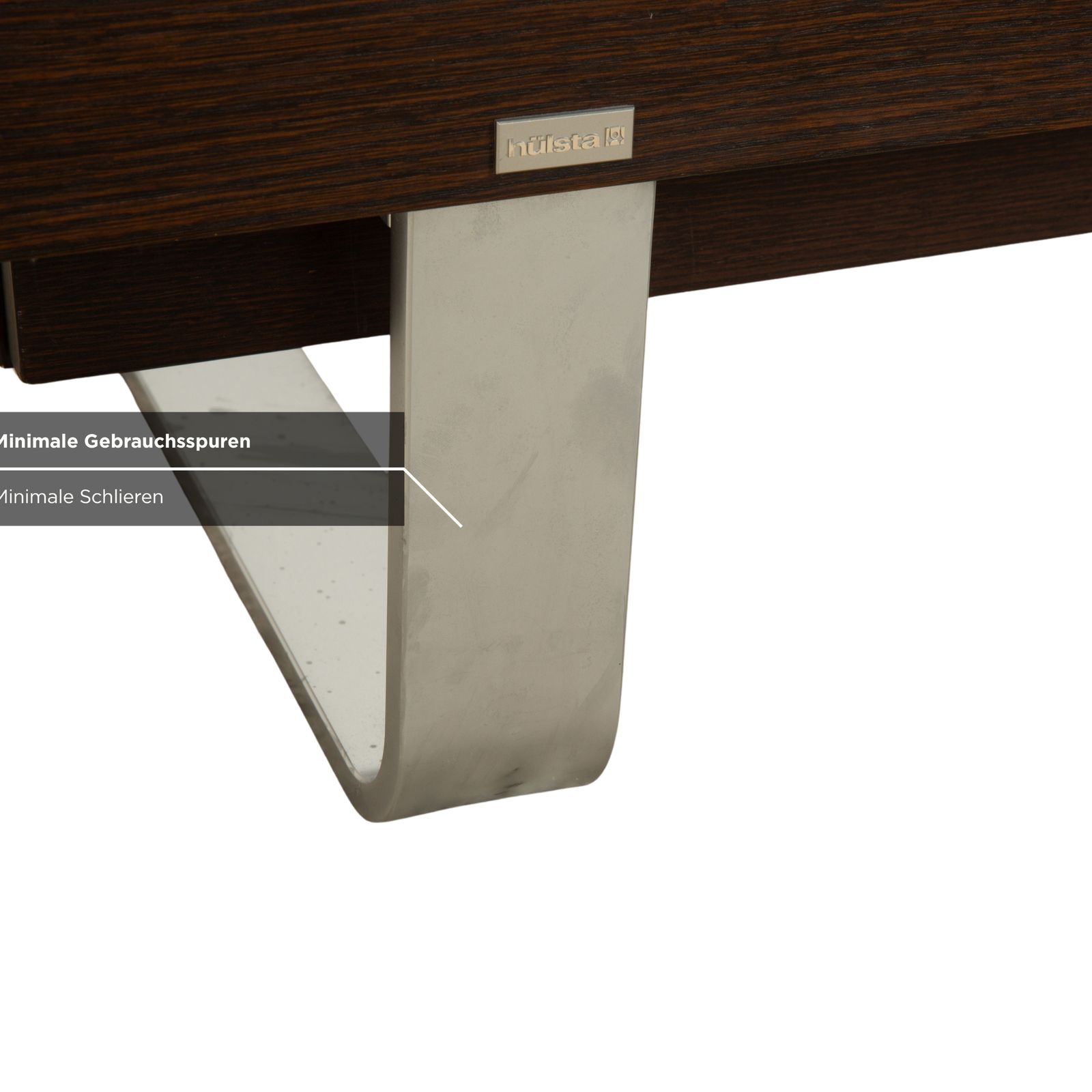Furniture Hülsta Tamis Wood Leather Bed Dark Brown 160x200 Bedside Tables photo
