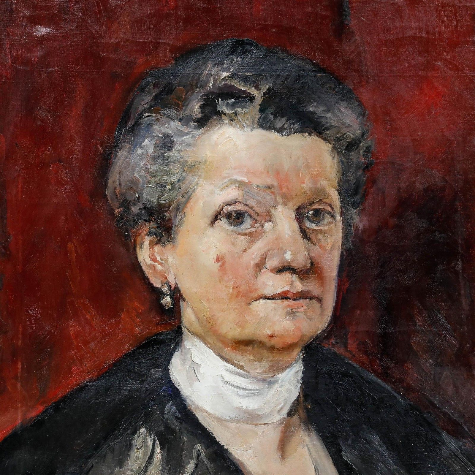 Andre Leon Vivrel (1886 1976) Early 20th Century Oil, Lady Of The House photo Art