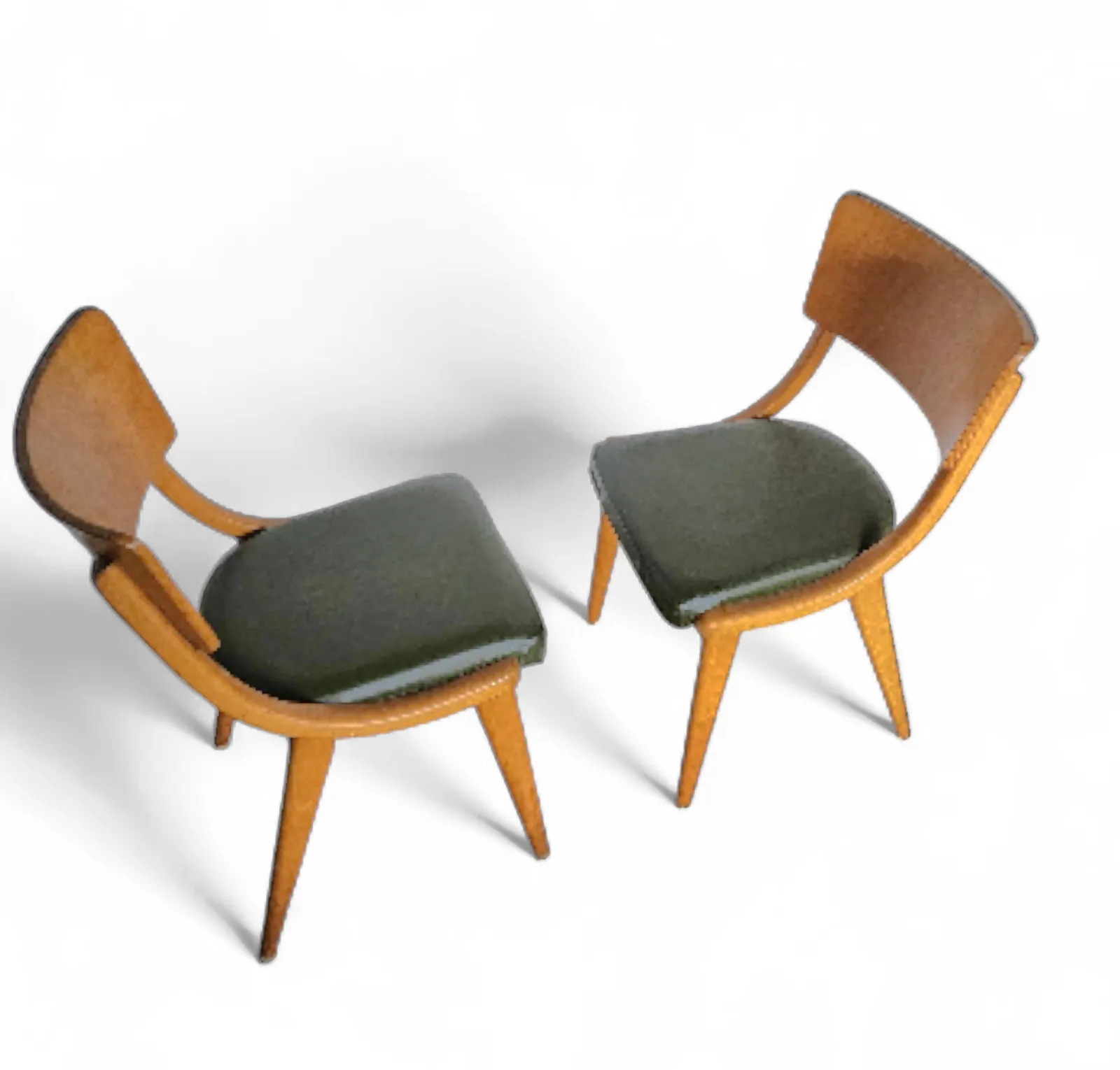 photo vinterior 4 X Wooden Dining Benchairs 136 / Chairs By Stol Kamnik / 1960s / Slovenië