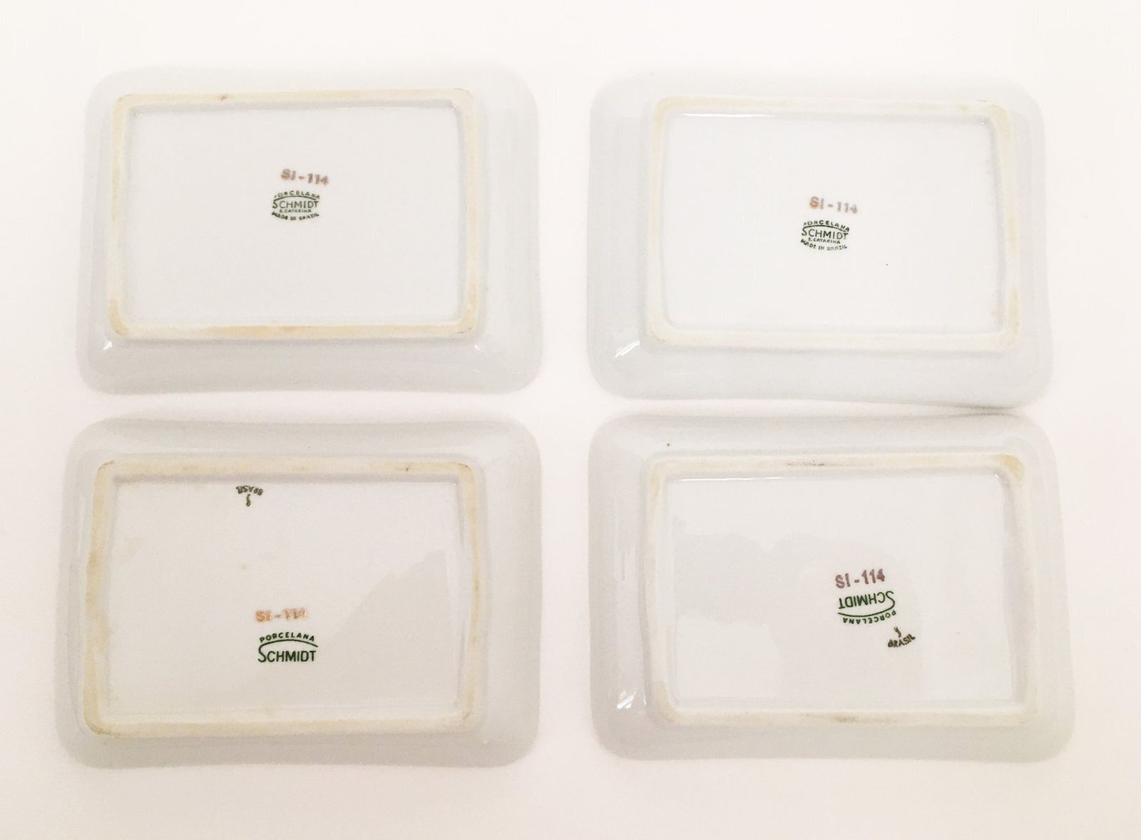 Santa Catarina Dessert Plates By Schmidt Porcelain, 1970s, Set Of 4 photo Home Decor