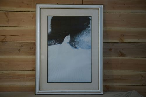 Arches Summer Dream Paper Framed Lithograph Signed André Brasilier 1980's photo furniture