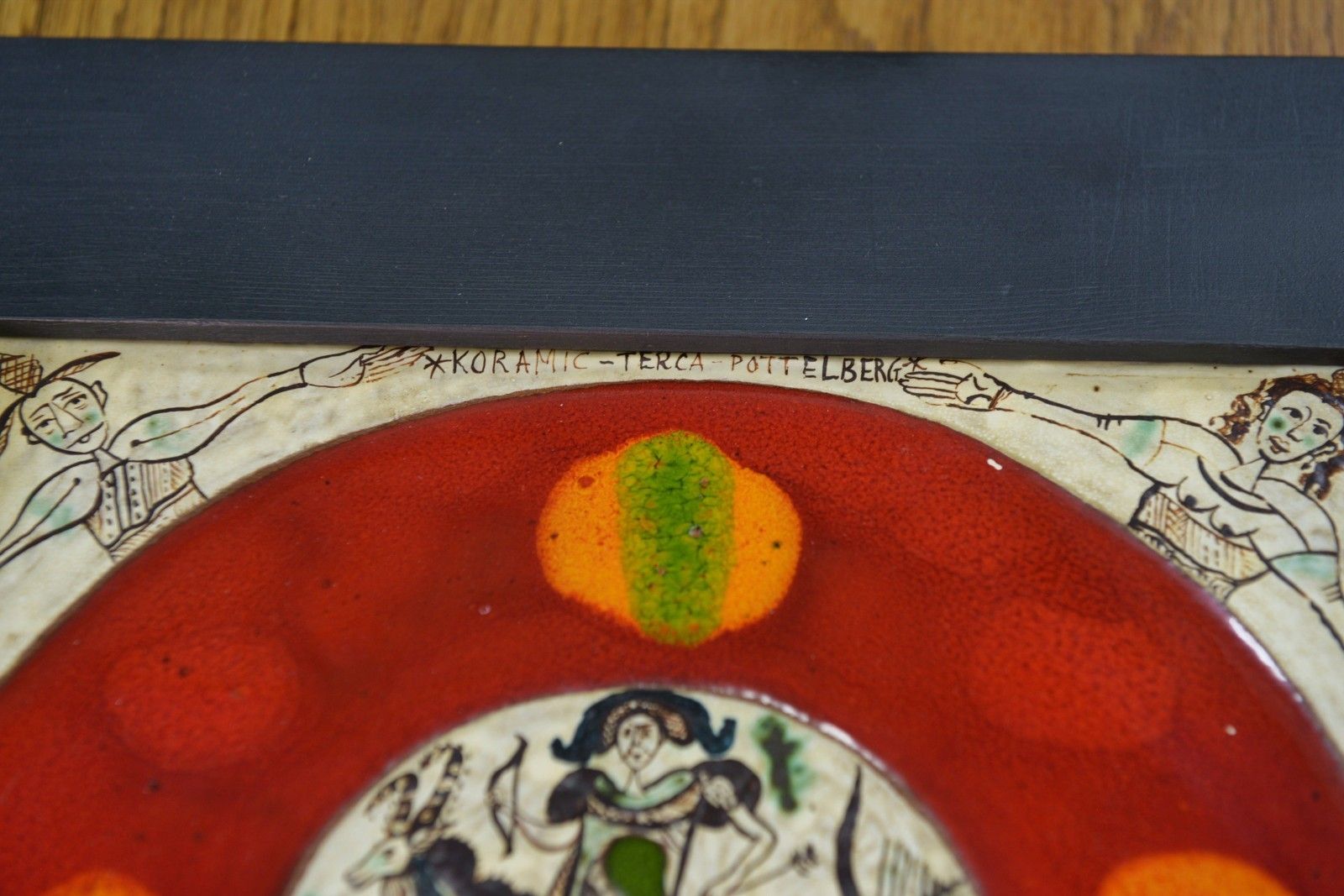 Ceramic Frame By Nicolae Groza 1986's photo for sale