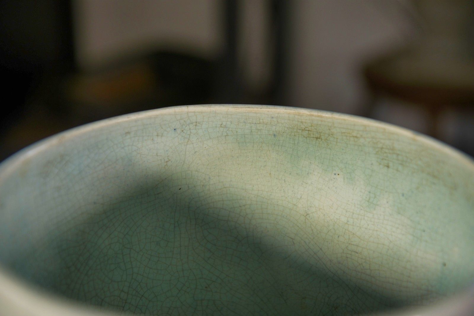 Art Nouveau Numbered Polychrome Ceramic Pot Cover Early 20th Century photo buy