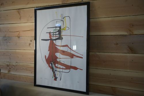 Mendocino Modern Art Lithograph Numbered 44/250 Signed Rives Xxth photo 552.0