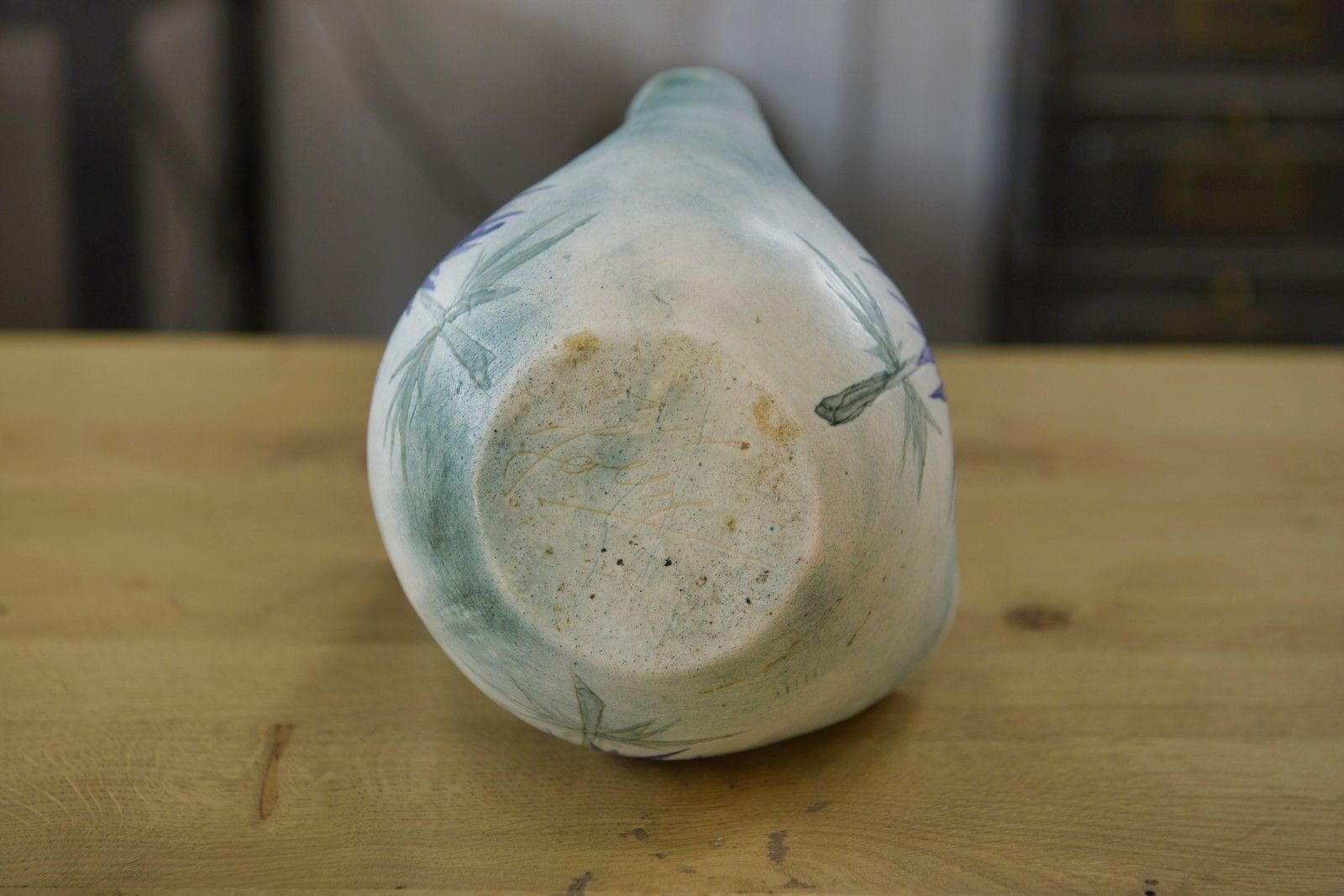 Ceramic Vase By Marie Madeleine Jolly Model "Thistle" 1940's photo Home Decor